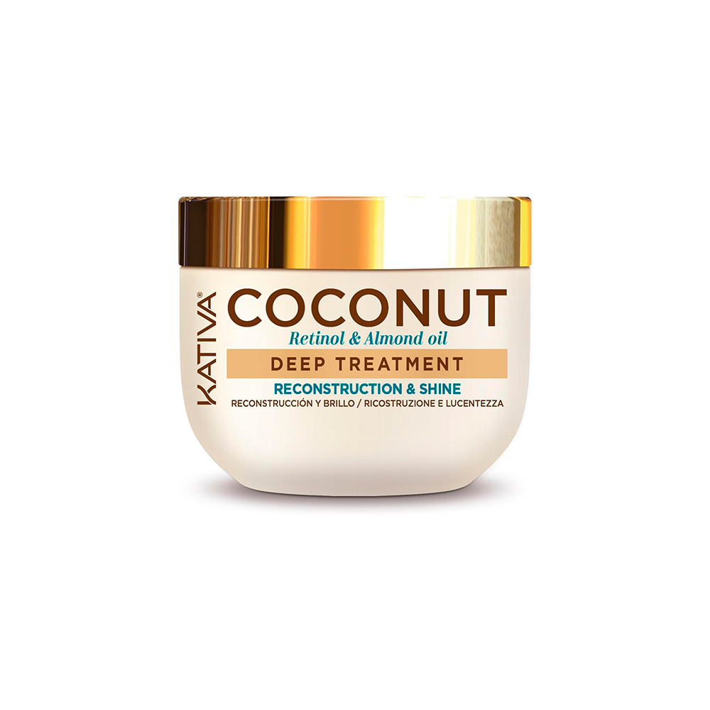 Kativa Coconut Maschera Reconstruction & Shine 300 mL - trattamento profondo al cocco