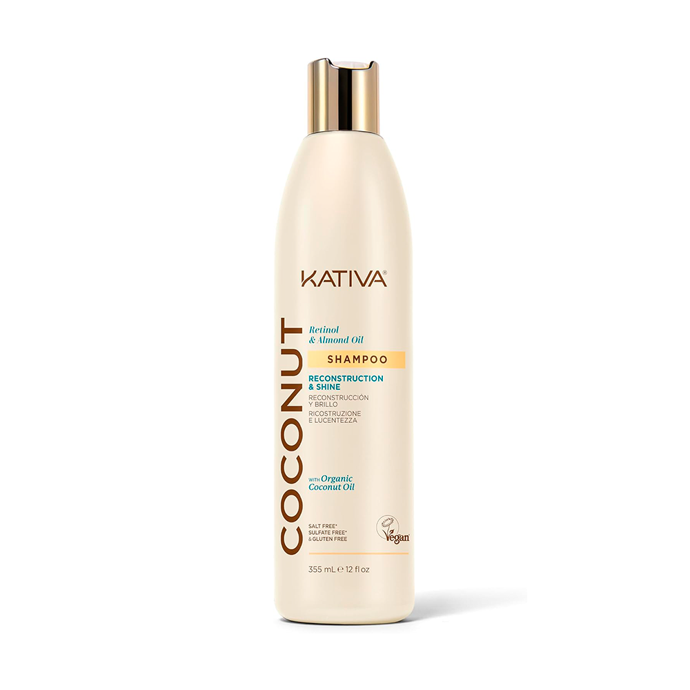 Kativa Coconut Shampoo Reconstruction & Shine 355 mL - shampoo ricostruzione