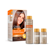 Kativa Hyaluronic Liscio Brasiliano - shampoo 50 mL + maschera 150 mL + balsamo 30 mL