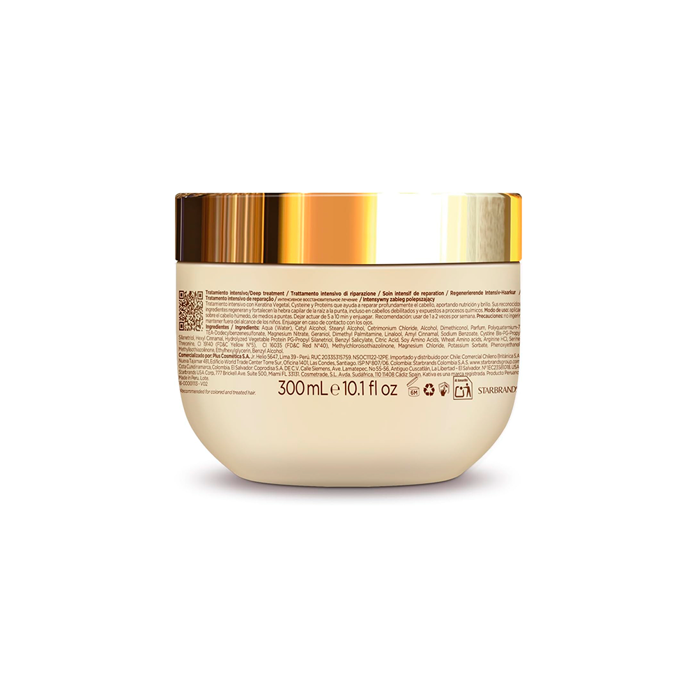 Kativa Keratina Deep Treatment Nutrition & Shine 300 mL - trattamento intensivo nutrizione e lucentezza