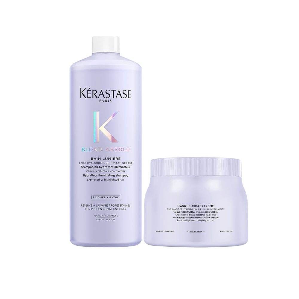 Kérastase Routine Capelli Biondi - Blond Absolu shampoo 1000 mL e maschera 500 mL