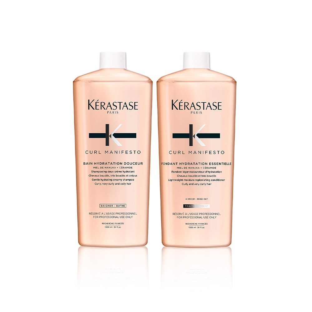 Kérastase Curl Manifesto Routine Capelli Ricci Shampoo + Balsamo