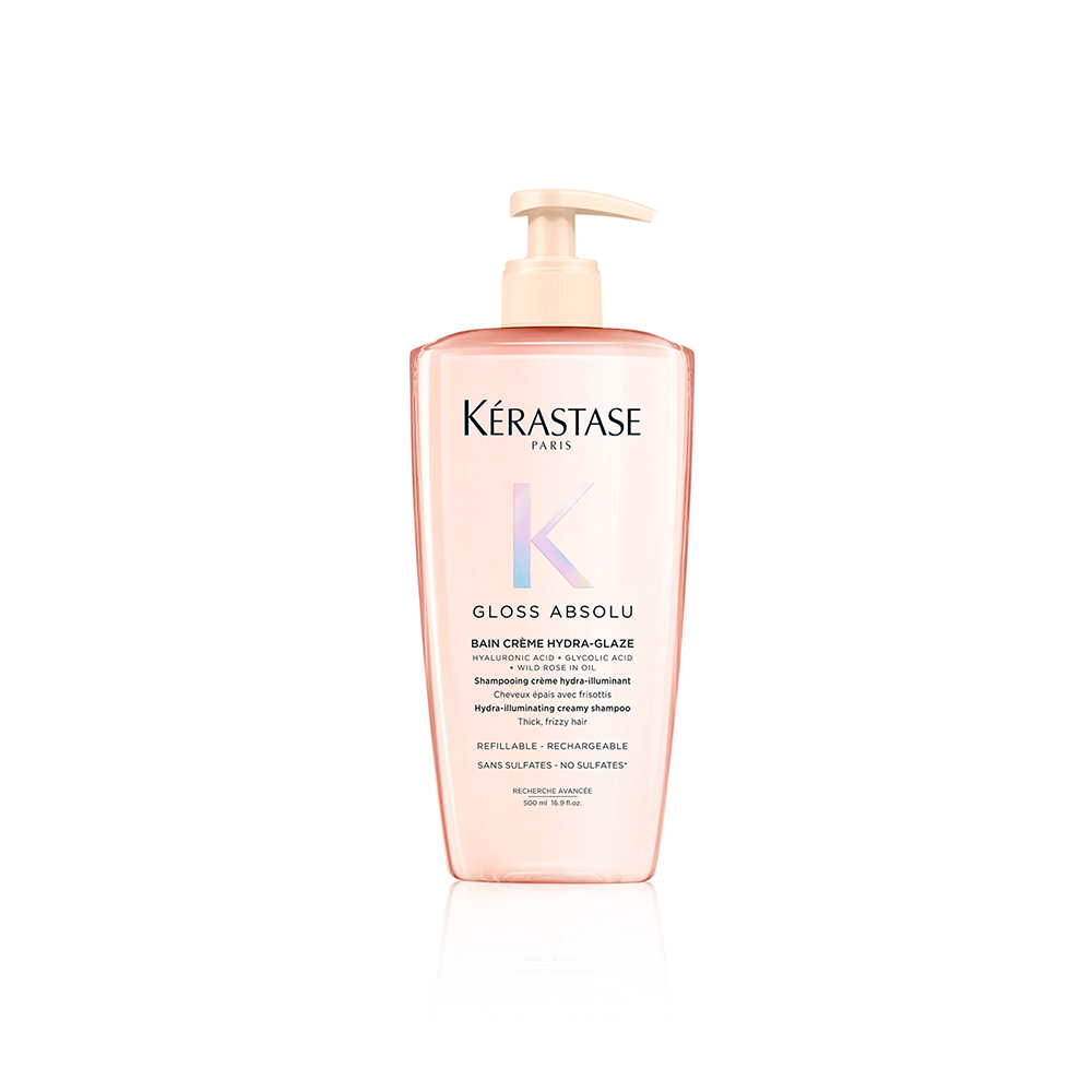 Kérastase - Gloss Absolu - Bain Crème Hydra Glaze 500 mL - Shampoo illuminante capelli spessi e crespi