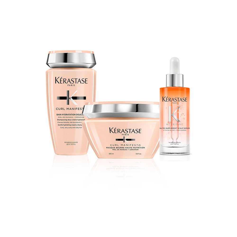 Kit Ricci Perfetti Kérastase - shampoo + maschera + siero