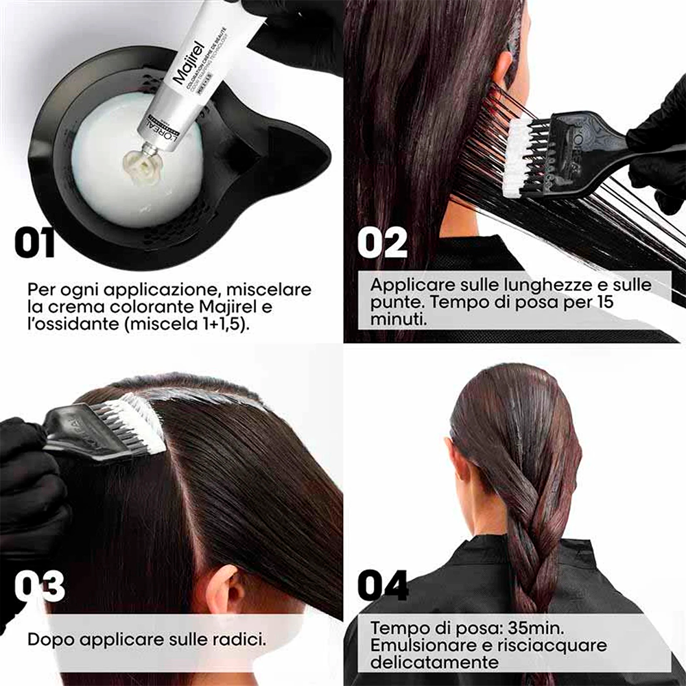 L'Oréal Professionnel - Majirel - Colorazione Capelli N.4 Castano 60 mL