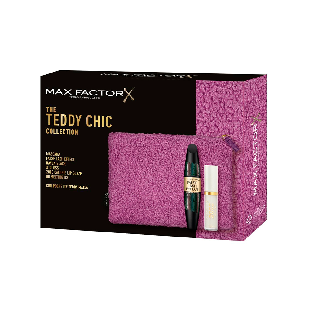Max Factor - The Teddy Chic Collection - Mascara False Lash Effect + Lip Gloss