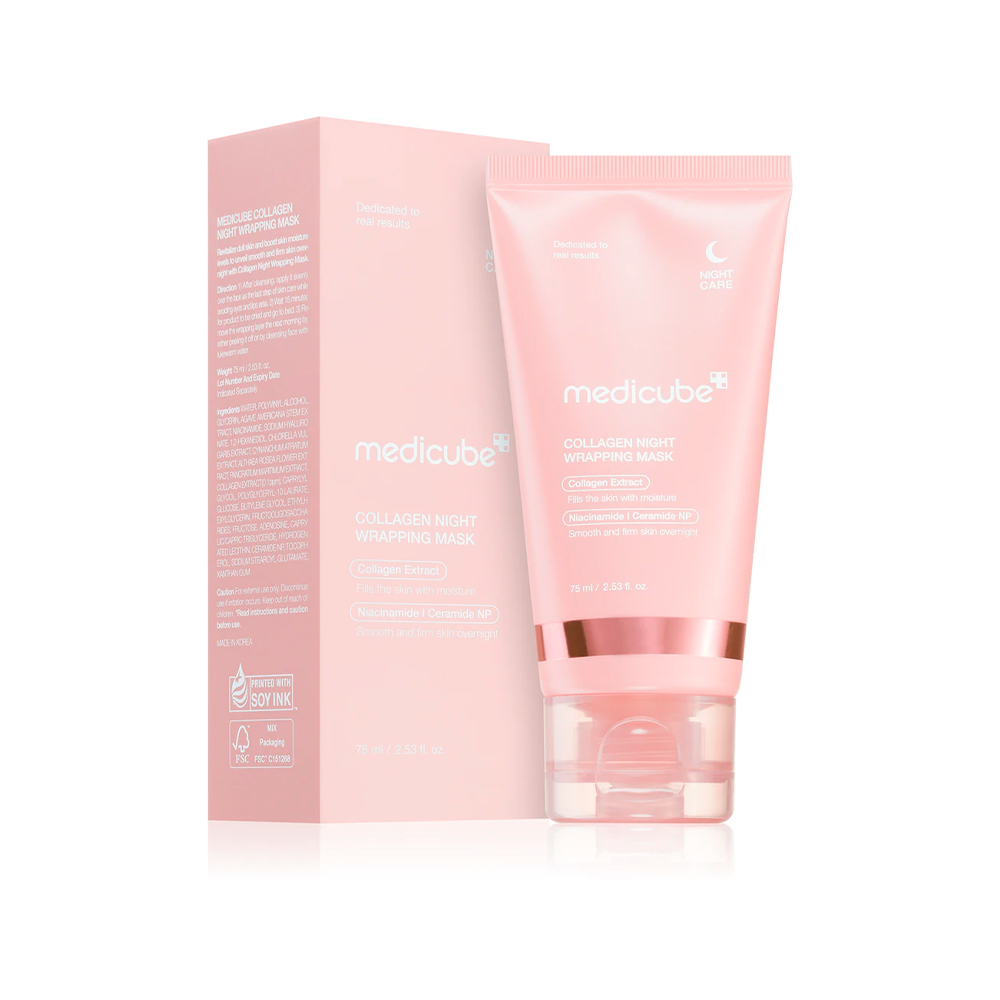 Medicube Collagen Night Wrapping Mask 75 mL - maschera viso notte