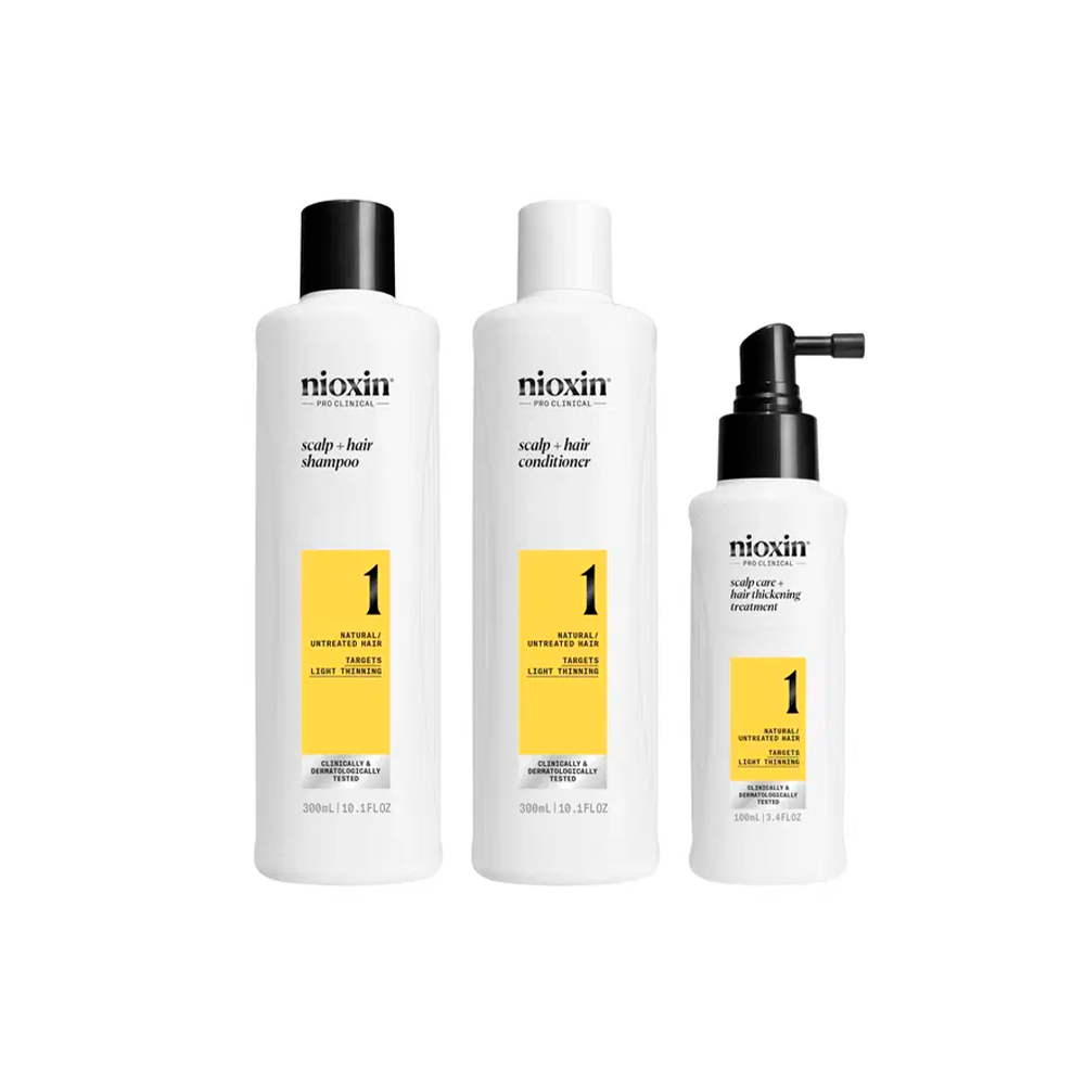 Nioxin - System 1 Kit - Capelli naturali con assottigliamento lieve