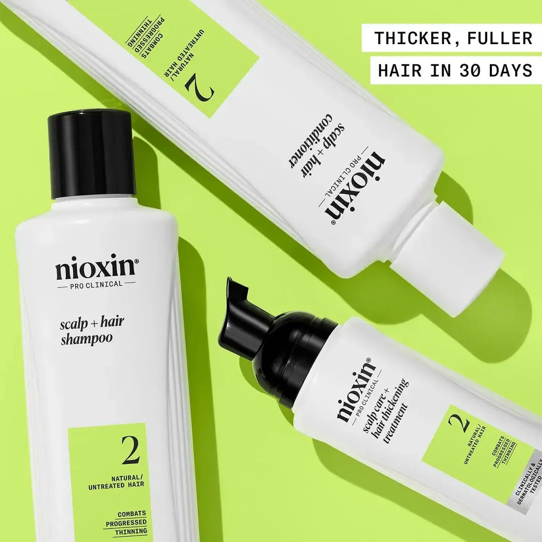 Nioxin - System 2 Kit - Capelli naturali con assottigliamento avanzato