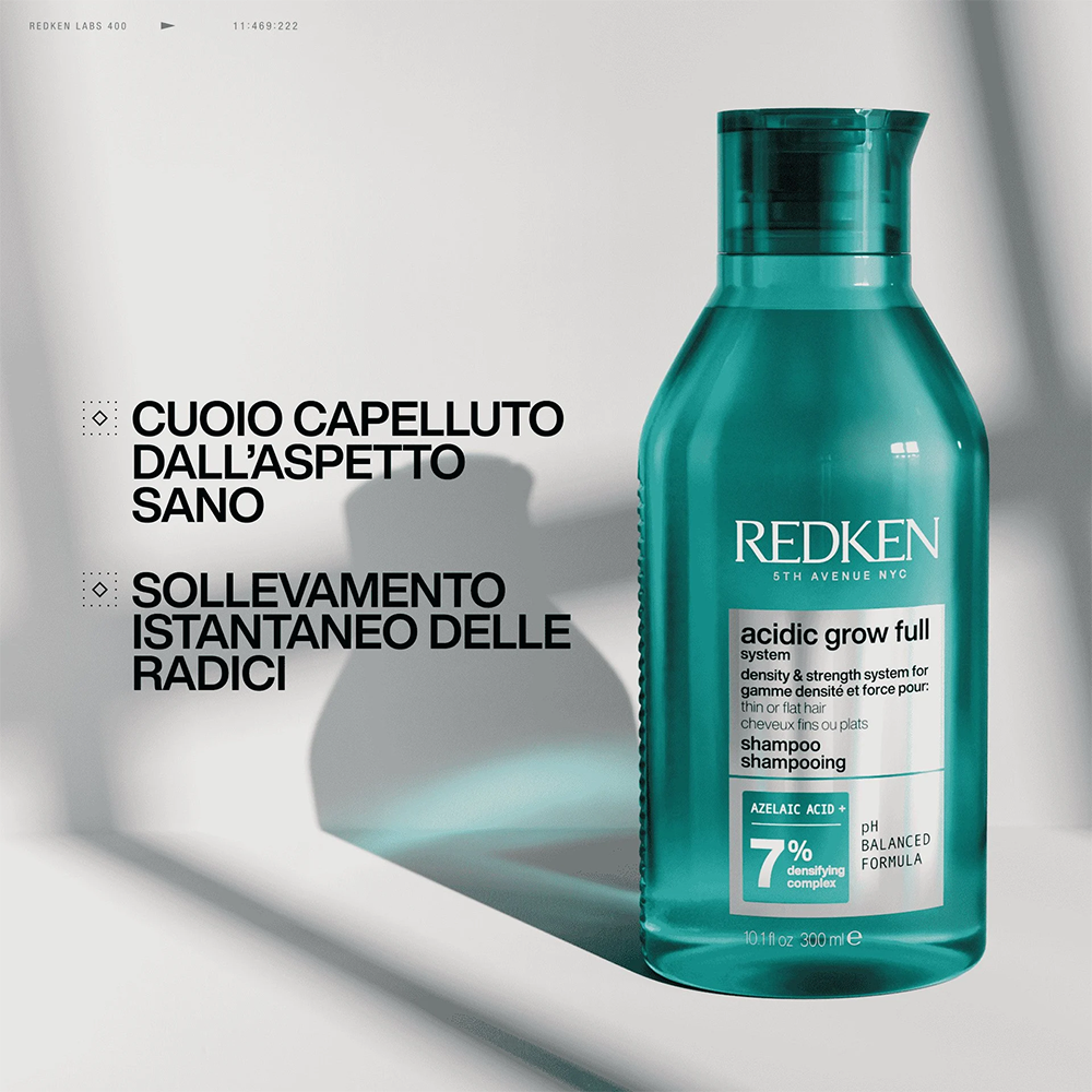 Redken Acidic Grow Full Shampoo 300 mL - shampoo densificante