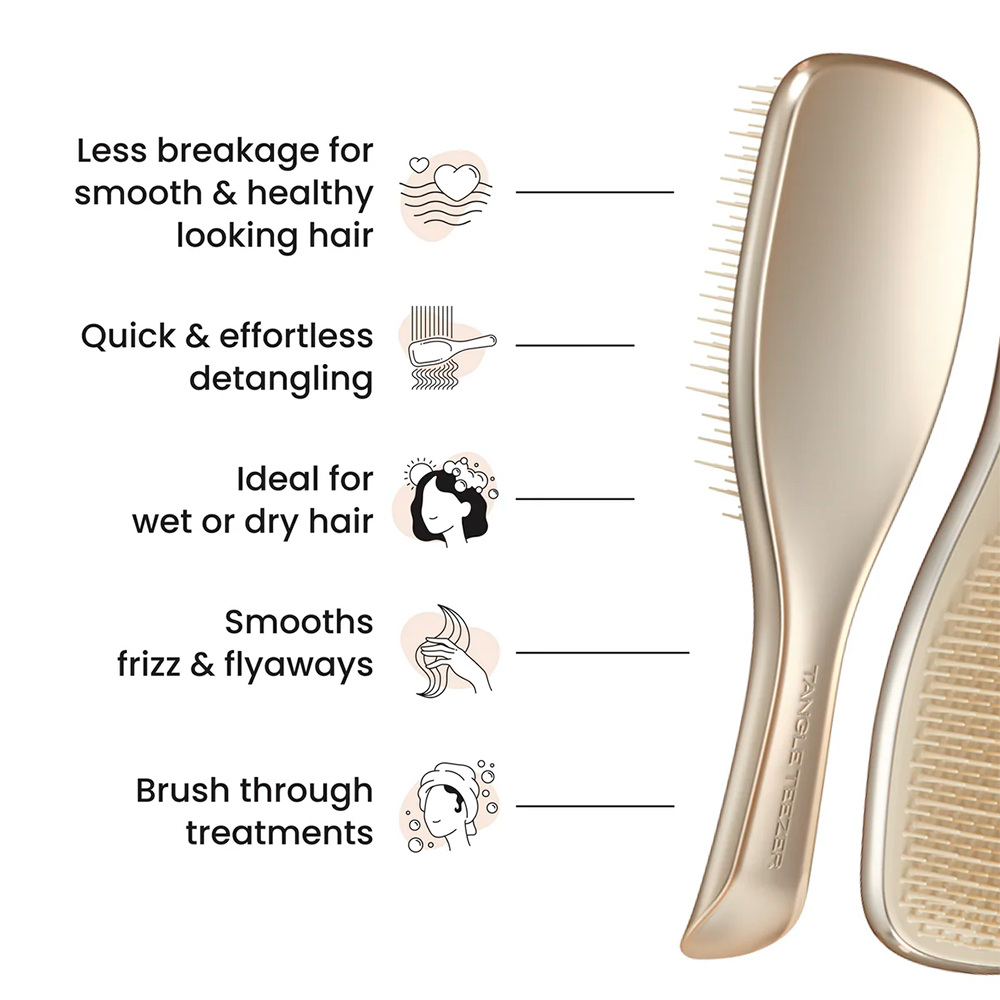 Tangle Teezer The Ultimate Detangler Chrome Champagne Gold