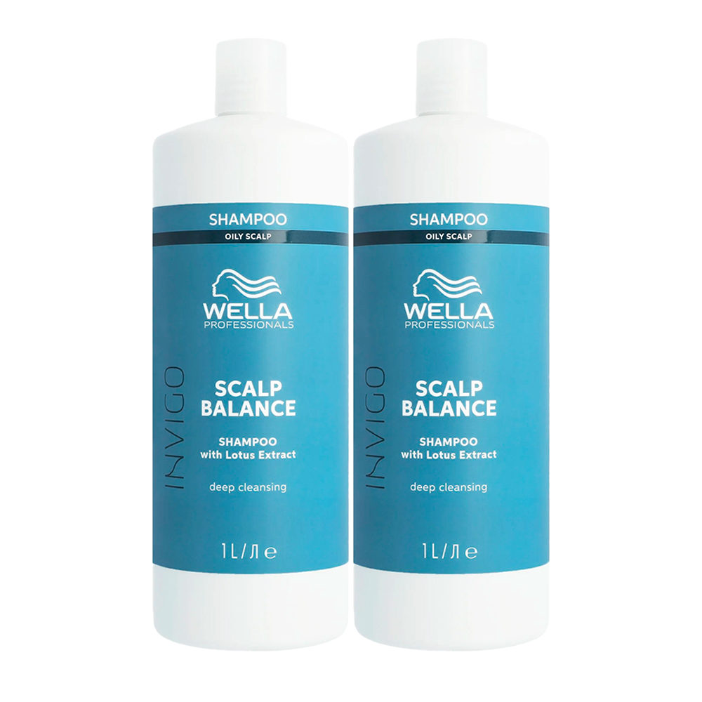 Wella Professionals Scalp Balance - Duo Pure Shampoo Purifcante per Cute 2x1000 mL