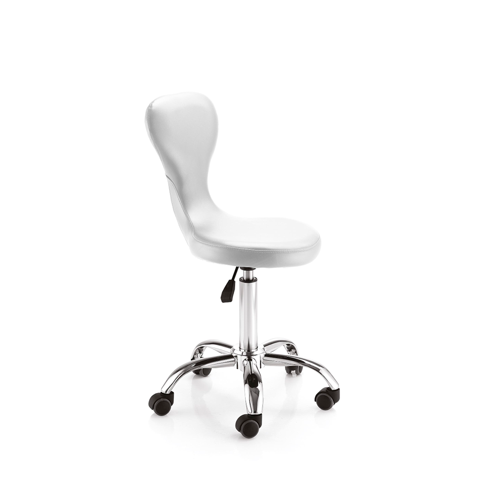 Xanitalia - Arredo Parrucchiere - Sgabello Classic bianco