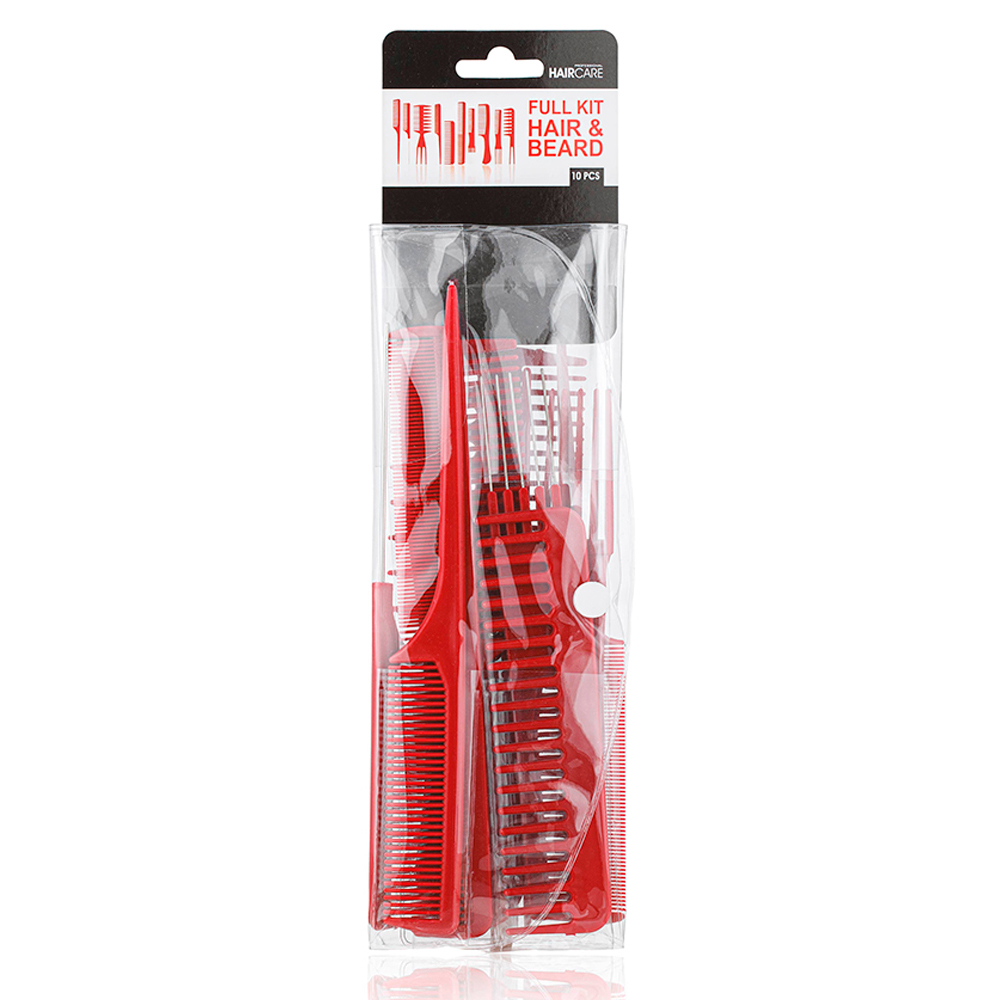 Xanitalia Set 10 Pettini Barba e Capelli