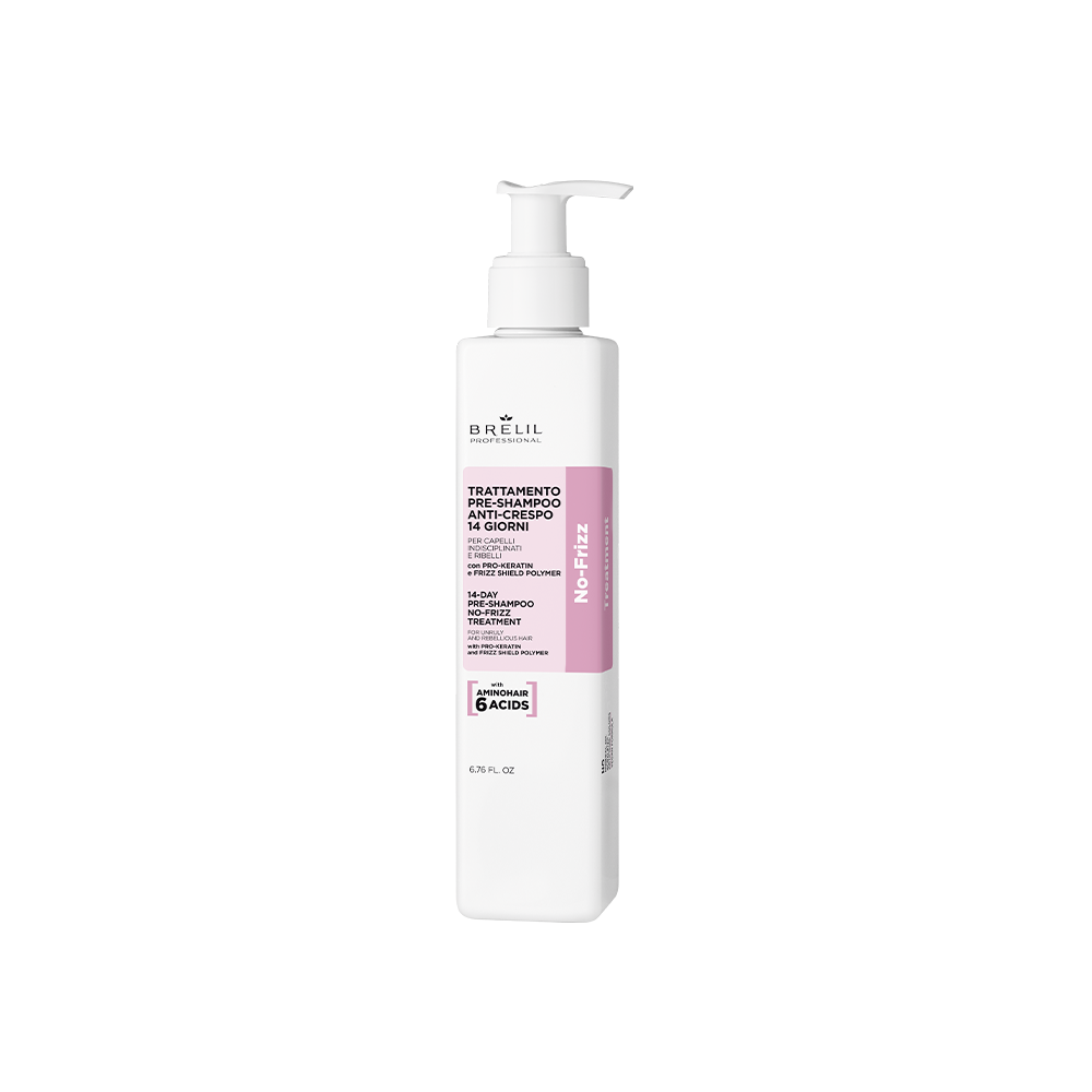 Featured image for “Brelil - No-Frizz Treatment - Trattamento Pre-shampoo Anticrespo 14 giorni 200 mL”