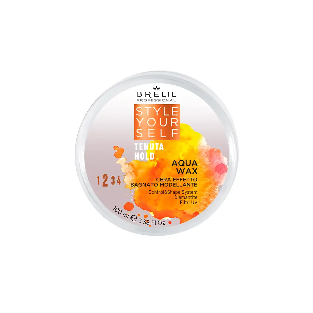 Brelil - Style Yourself - Aqua Wax 100 mL - cera effetto bagnato modellabile