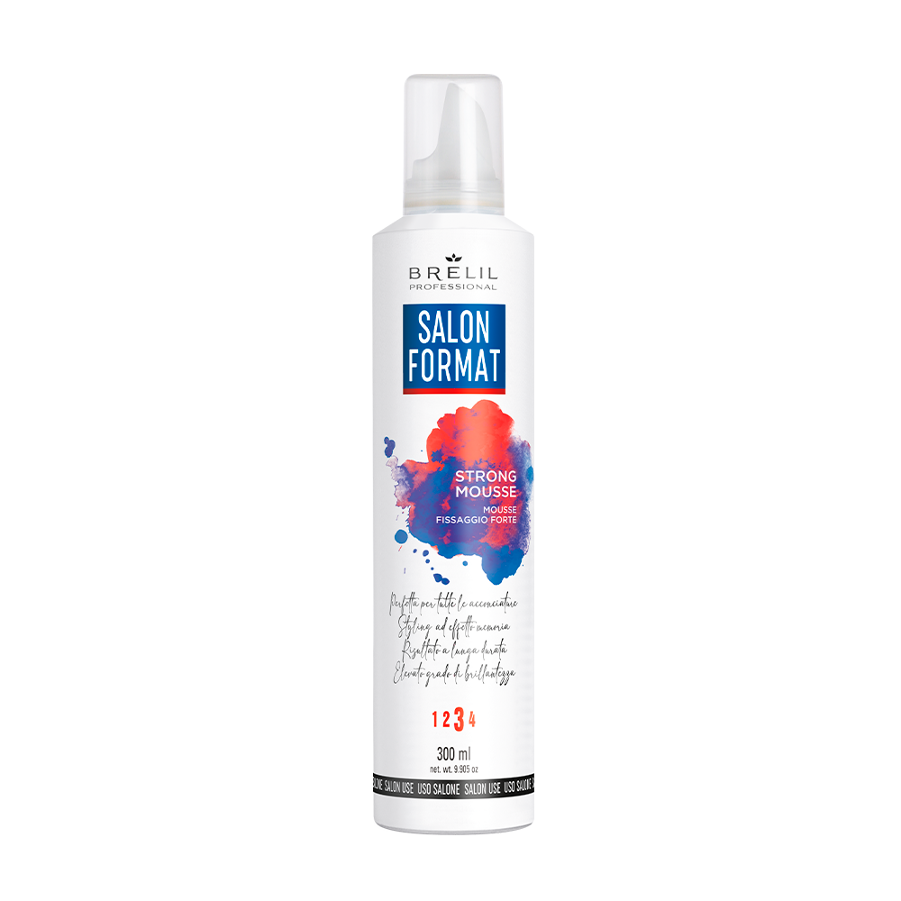 Brelil - Salon Format - Strong Mousse Fissaggio Forte 300 mL