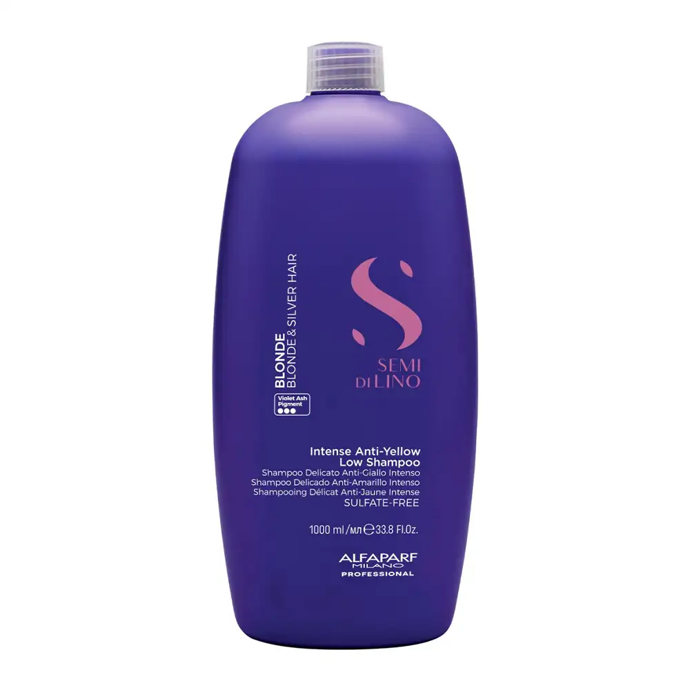 Featured image for “Alfaparf Milano - Semi Di Lino - Blonde Anti Yellow Low Shampoo - Shampoo Delicato Antigiallo 1000 mL”