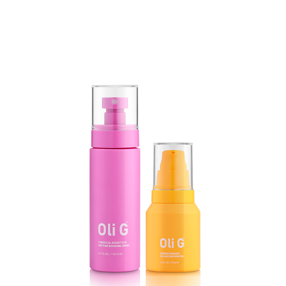 Featured image for “Oli G – Shine Elixir – Bondig Spray 118 mL + Bonding Oil 59 mL”
