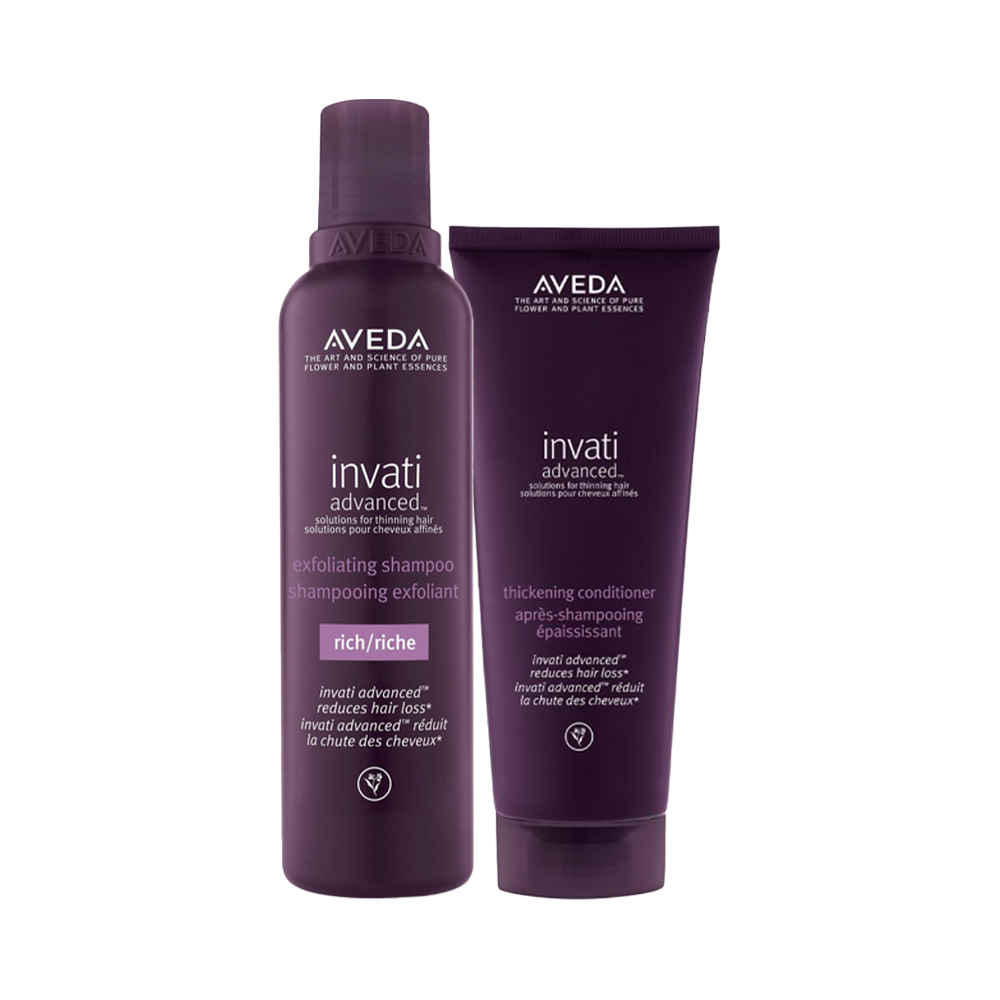 Featured image for “Aveda – Invati Advanced – Shampoo Rich 200 mL + Conditioner 200 mL – capelli danneggiati”